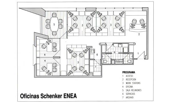 proyecto arquitectura Oficinas - Schenker ENEA 6